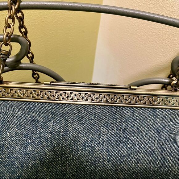 Denim Embellished Purse - Picture 6 of 7